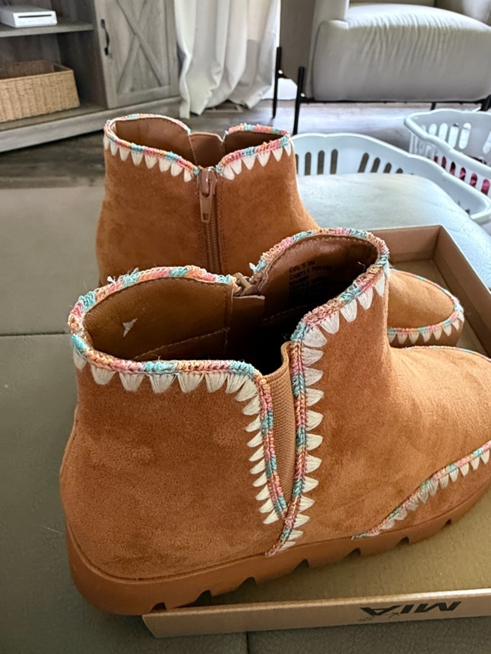Mia Little Girls' Camyla Boot-NEW-size 5 - Picture 4 of 8